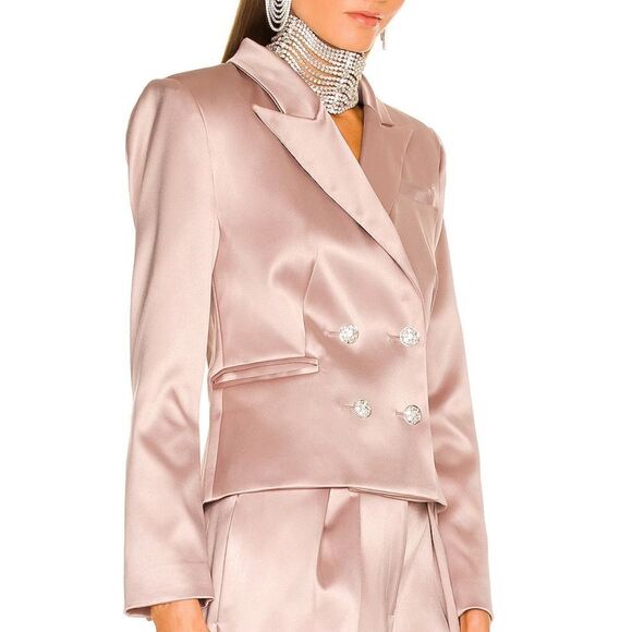 NWT Dundas X Revolve Marion Blazer in Blush Medium - Picture 9 of 16